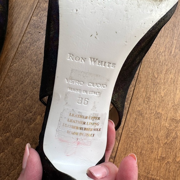 Ron White Slingback Heels - Picture 8 of 9